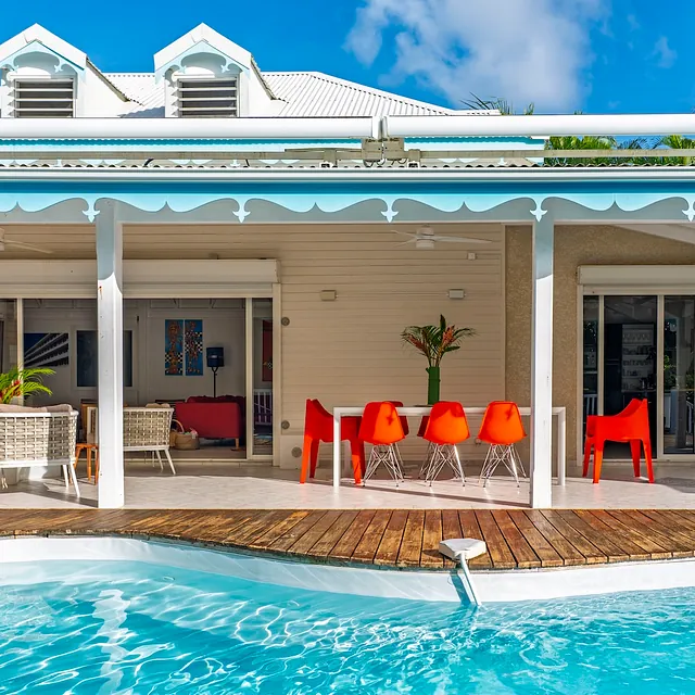 location villa guadeloupe terrasse